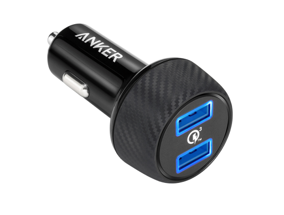 Anker car charger Qualcomm 3