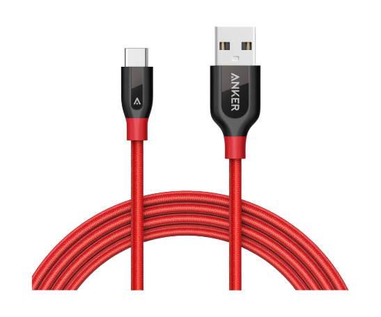 Anker cable USB -Type C 90 cm Red